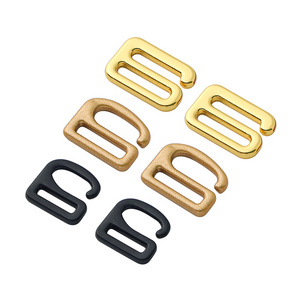 Most Popular Custom Metal Bra Accessories Strap Adjuster Hook And Eye Swimwear Hooks