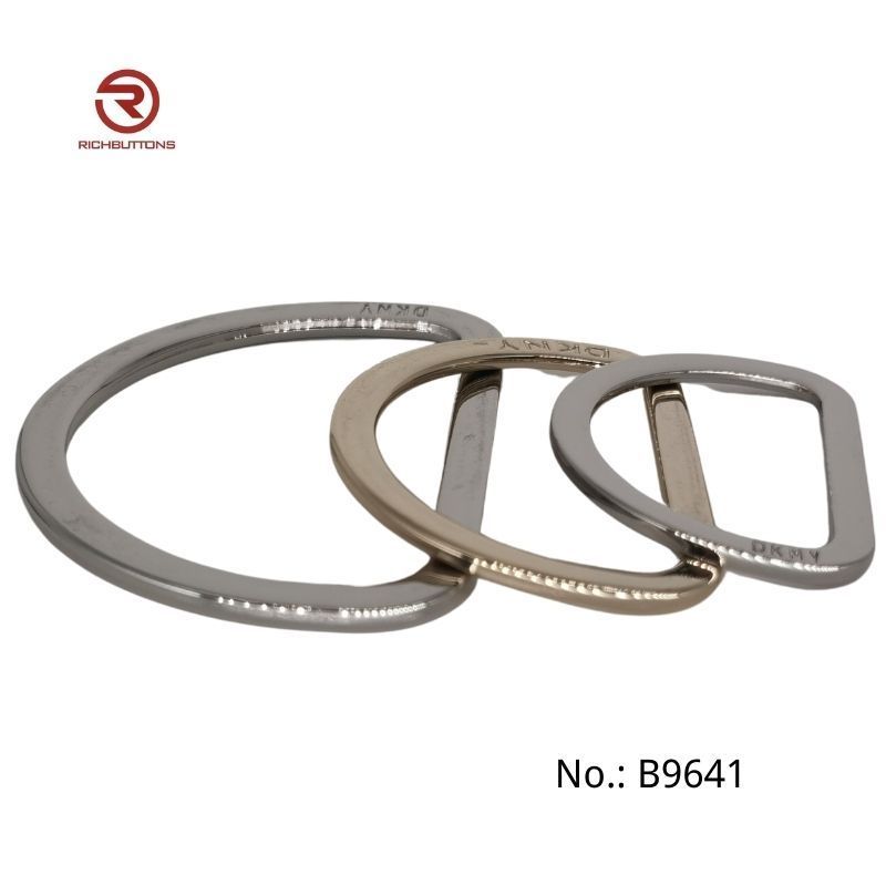 Custom Metal Hardware D Shape Ring Buckle For Metal Accessories For Bags Belt Leather Handbag