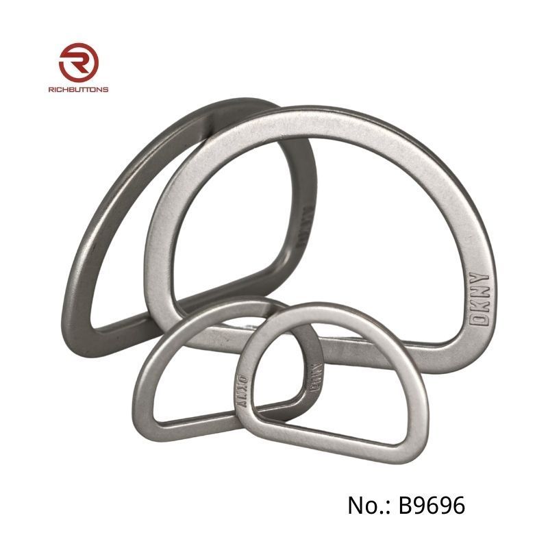 Custom Metal Hardware D Shape Ring Buckle For Metal Accessories For Bags Belt Leather Handbag