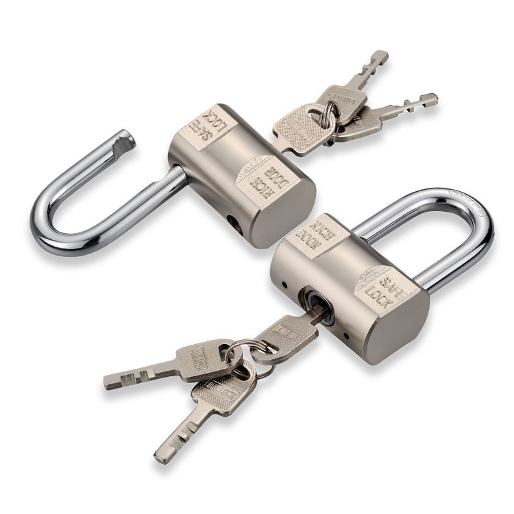 Heavy Duty 60/70/80/90mm Tri Circle Brass Padlocks Tri-circle Hammer Stainless Steel Padlock