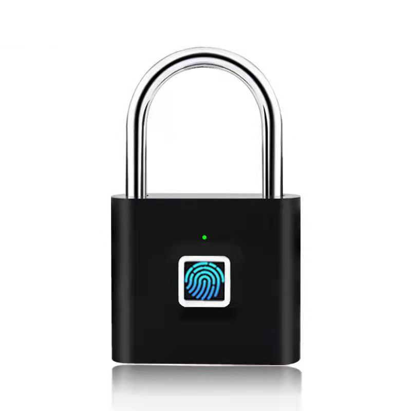 Smart Biometric Fingerprint Padlock Locks Padlock Waterproof USB Charge Intelligent Padlock