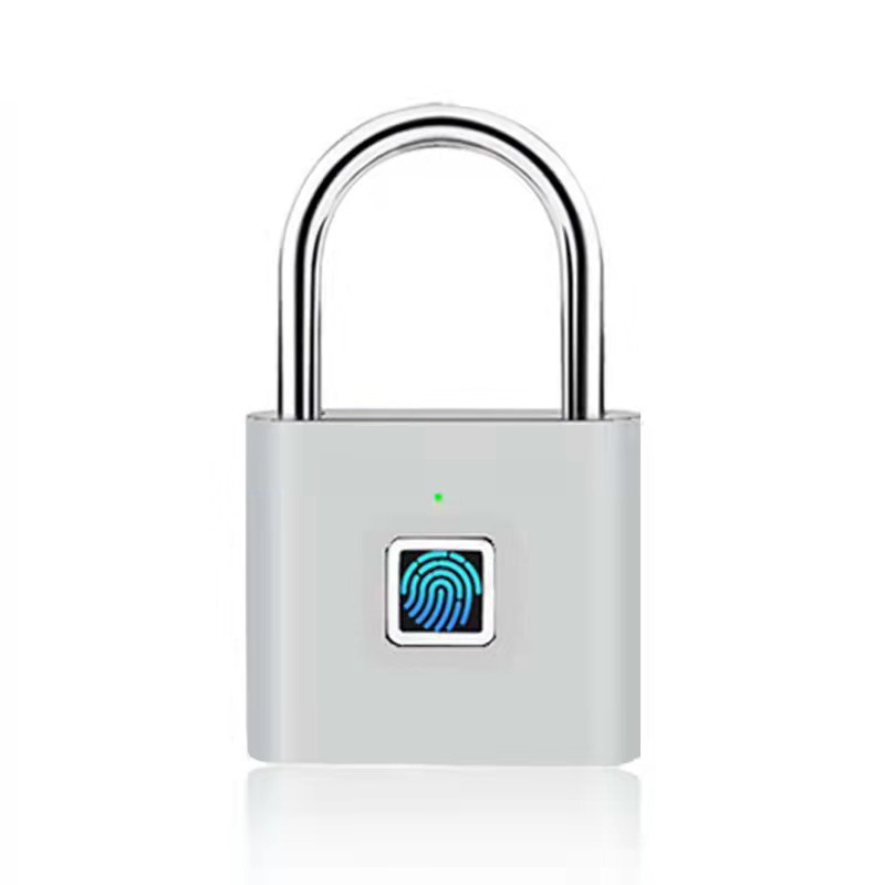 Smart Biometric Fingerprint Padlock Locks Padlock Waterproof USB Charge Intelligent Padlock