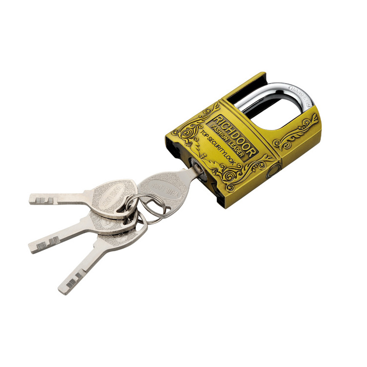 Hot Sale Security Padlock Cut-Proof Brass Lock Cylinder Zinc Alloy Padlock With Bullet Key