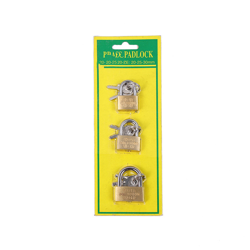 Manufacturer Pure Copper Padlock Thin Pure Anti-Theft Small Padlock For Dormitory