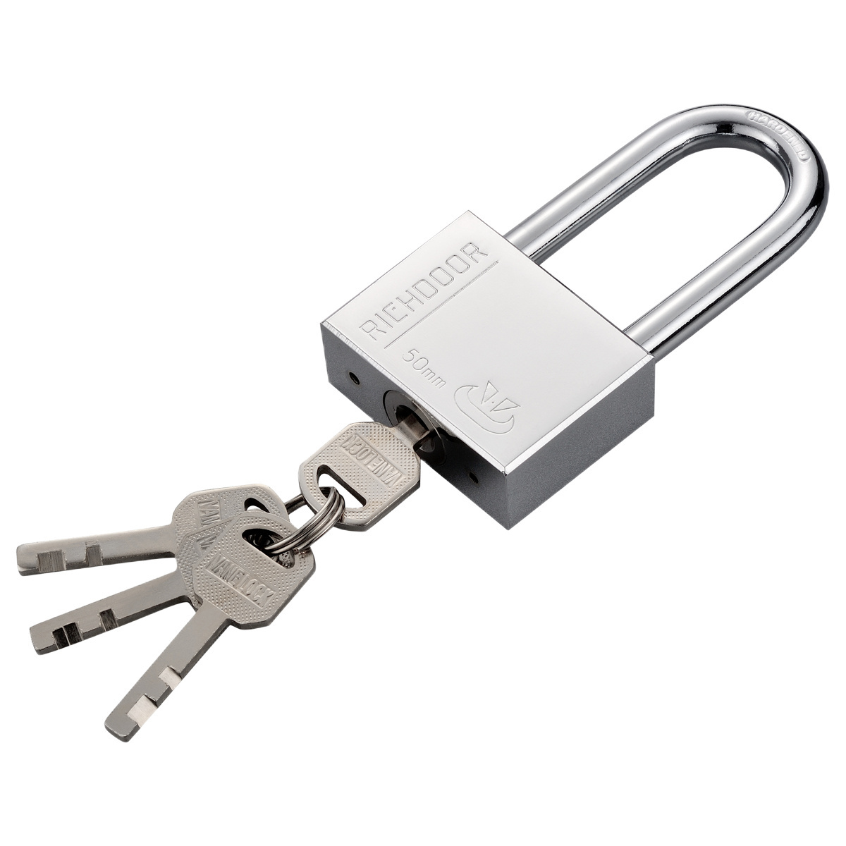 RICHDOOR 50mm New Arrival Security Padlock With Master Keys Iron Direct Sales Wholesale Anti-theft Locks