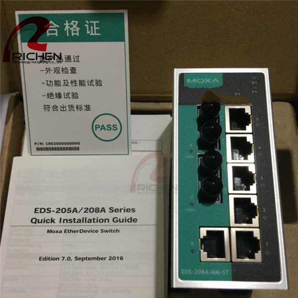 New and original serial port server Ethernet switch MOXA EDS-208A-SS-SC in stock