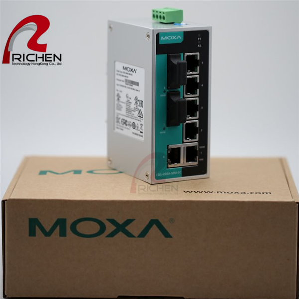 New and original serial port server Ethernet switch MOXA EDS-208A-SS-SC in stock