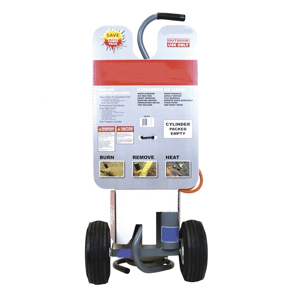 500000 BTU propane torch with LPG tank cart