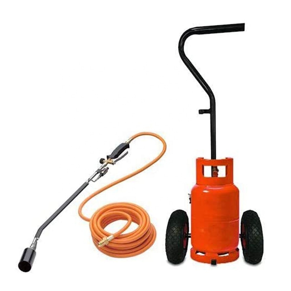 500000 BTU propane torch with LPG tank cart