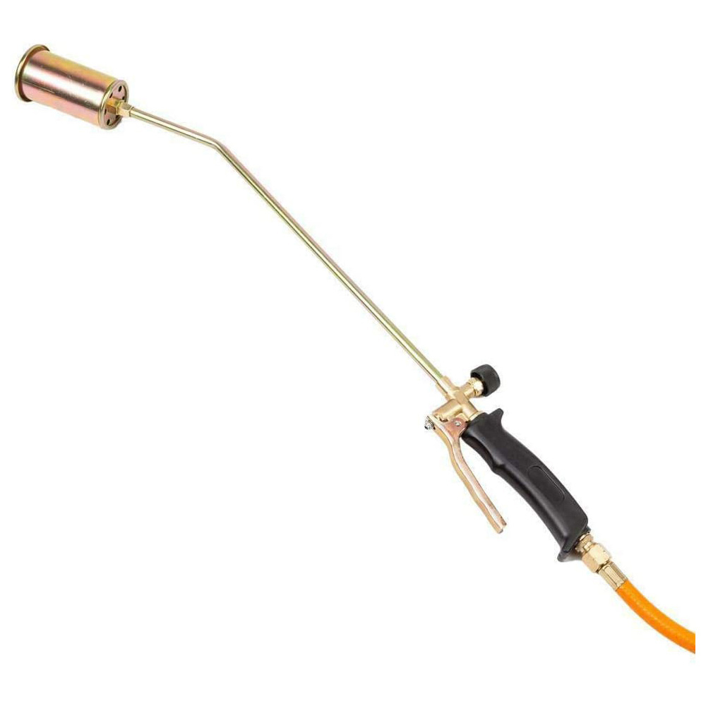 portable propane heating torch with rubber hose for rooding torch and ice melt