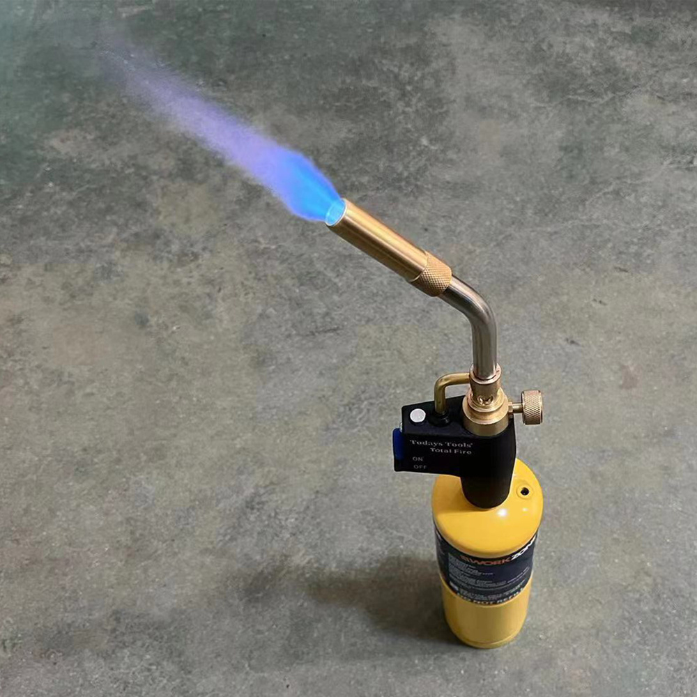 Mapp gas welding torch with 100% anti-leaking design