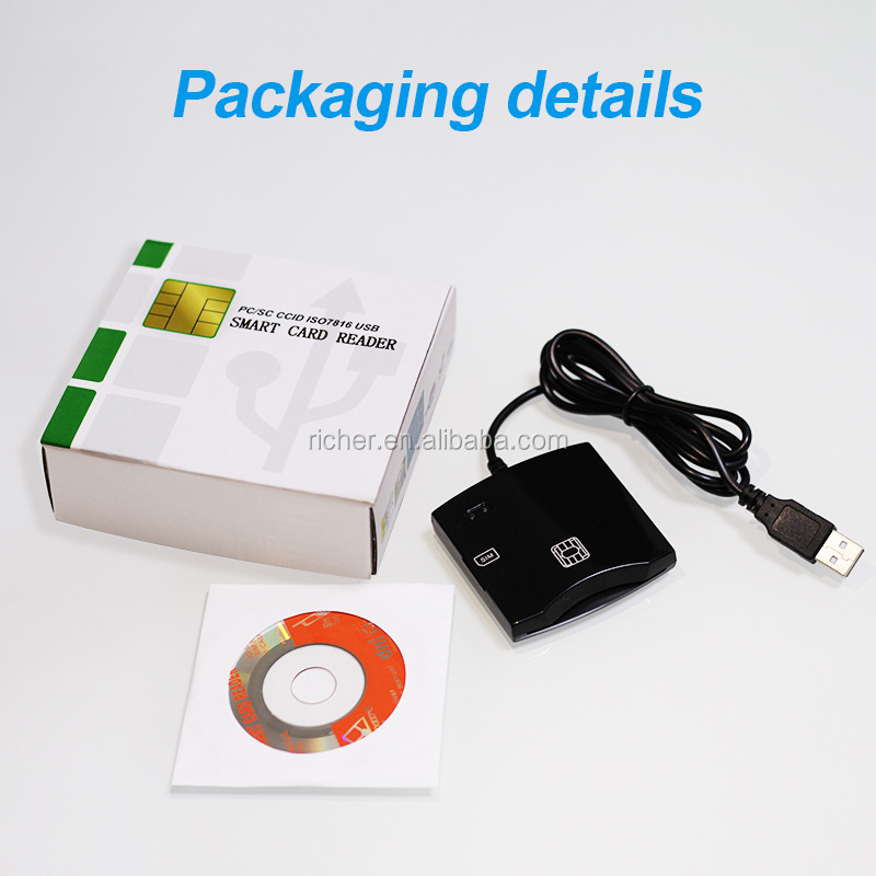 ISO 7816 USB SIM EMV ICC Smart Card Reader Debit Card Reader and writer