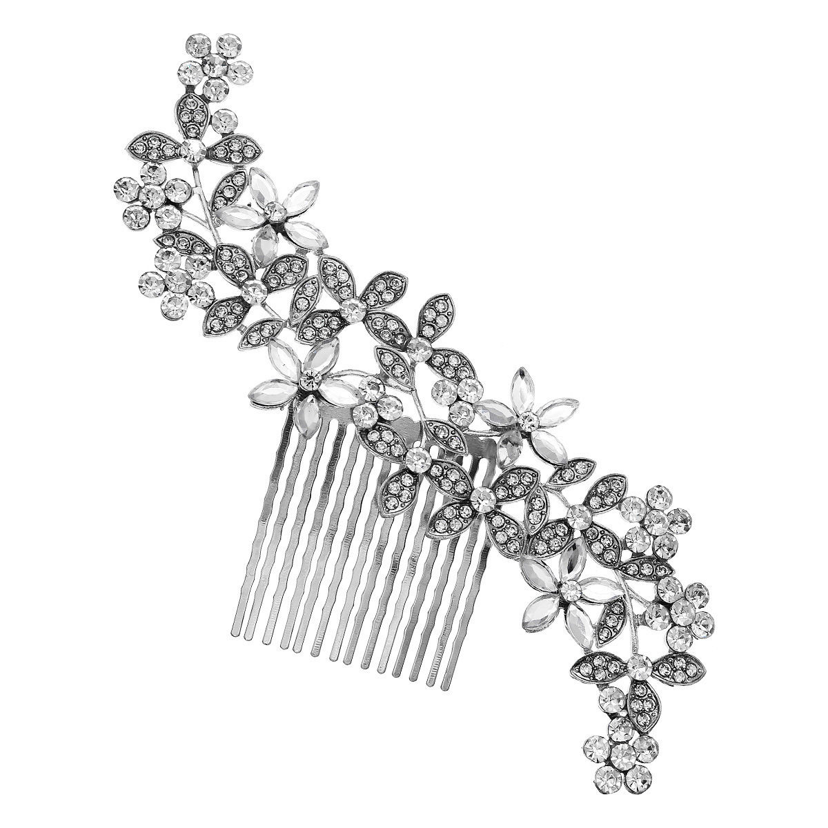 flower crystal Bride Wedding Hair Comb  jewelry Bridal Hair Accessories