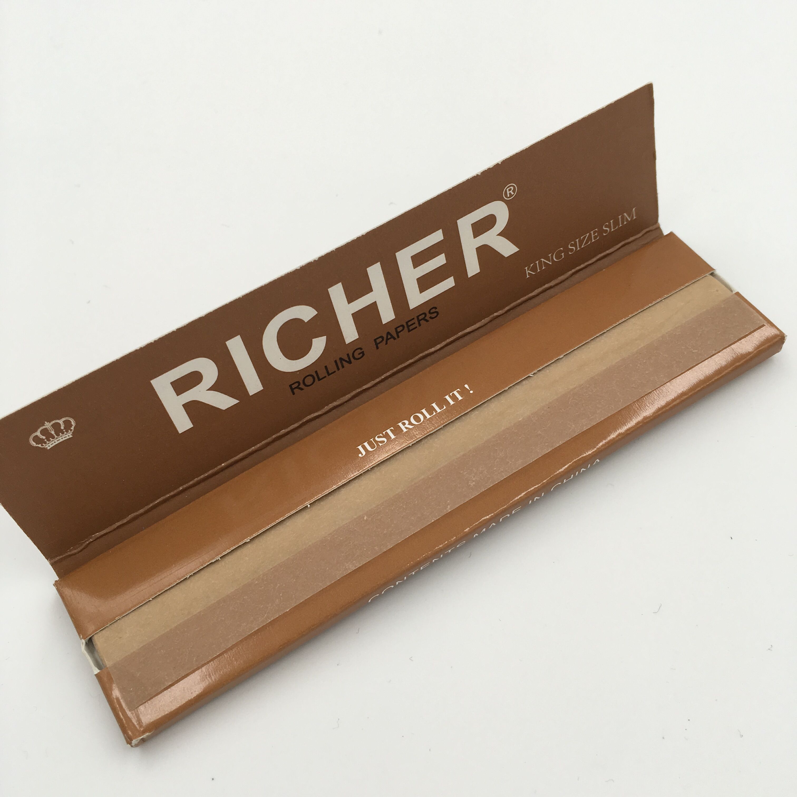 Richer OEM 14GSM Brown Ultra Thin Pure Pulp 100% hemp paper