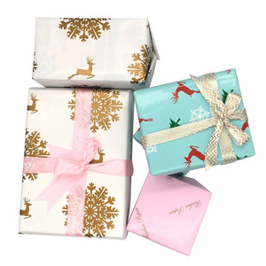 Custom Wrapping Paper Gift Box Packing Paper Decoration Glossy Color Art Paper