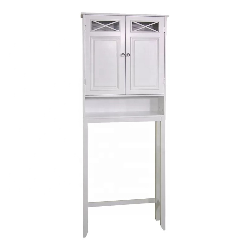 Home Furniture Wooden Washroom Tall Standing Rack Over The Toilet Bathroom Storage Cabinet Shelf