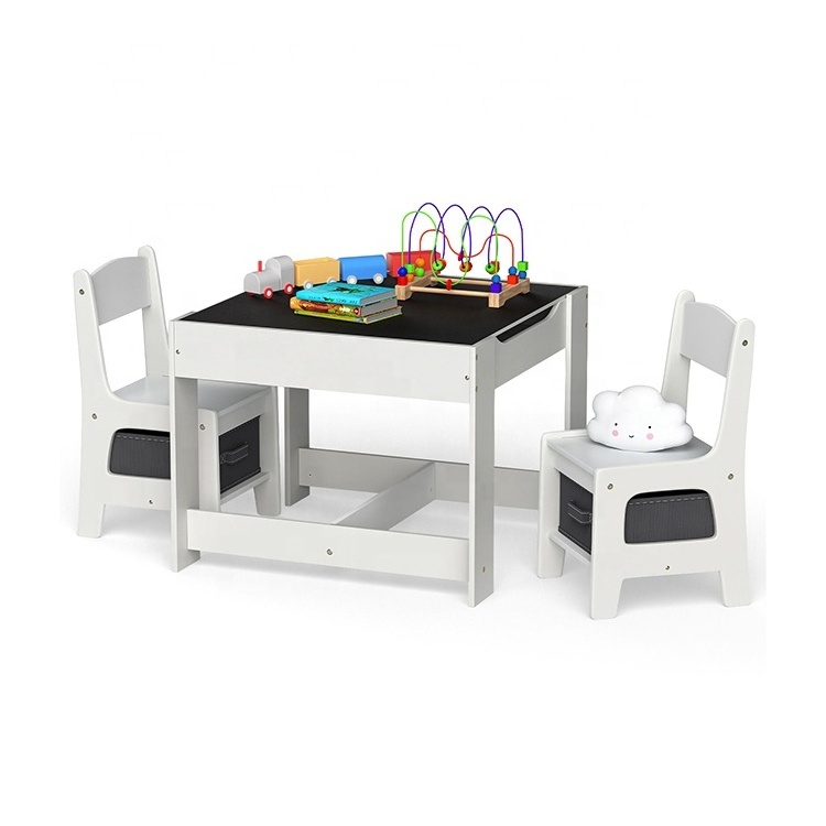 Custom Children Party Learning Wooden Furniture Kids Study Table And Chair Set, table and chair for kids