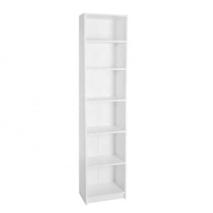 White 6 cube book storage cabinet minimalist wood bookshelf bookcase