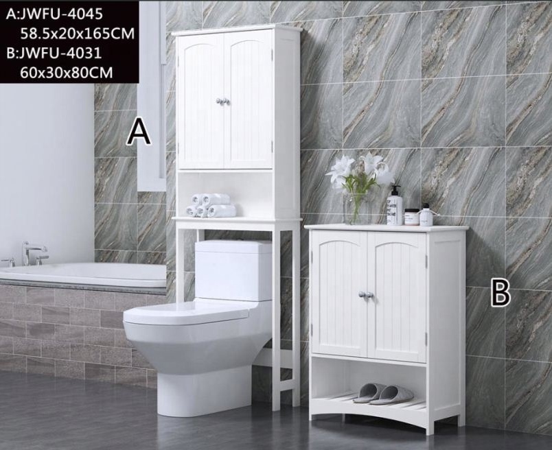 Wholesale white floor standing wood modern luxury under sink bathroom cabinet