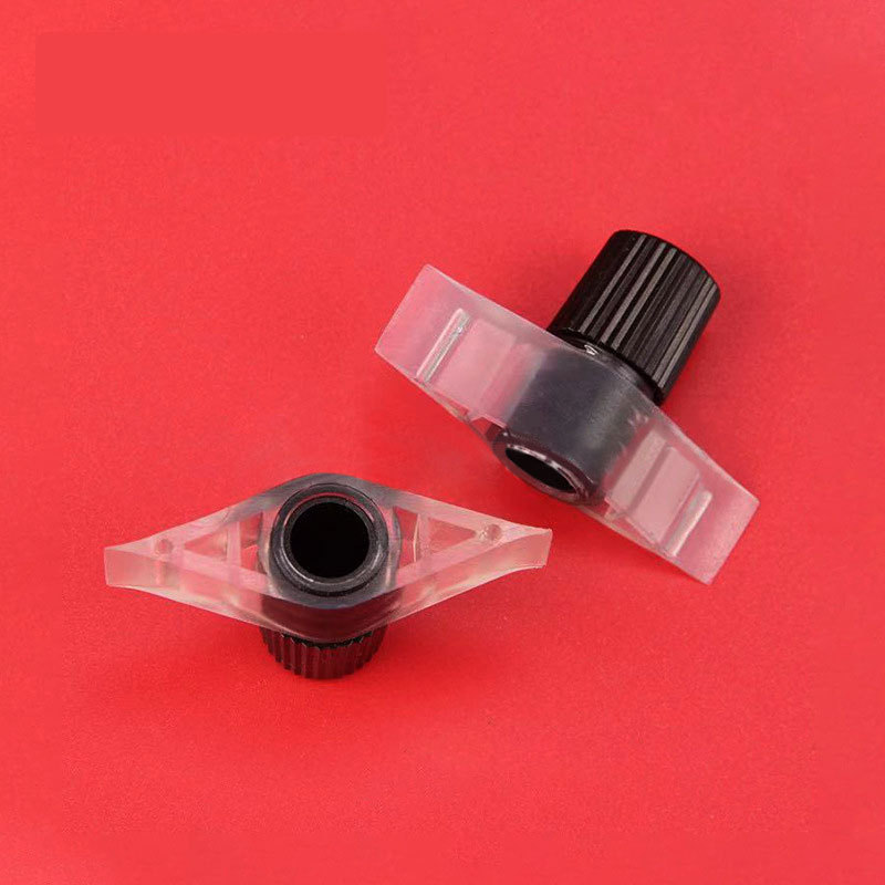 High quality clear plastic TPU / PVC inflatable nozzle inflation valve