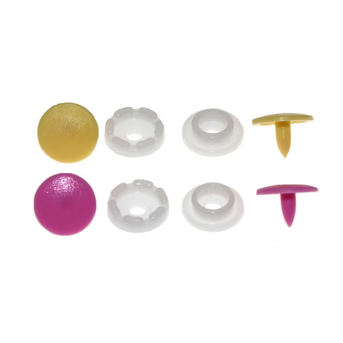 High Quality T09 Plastic Press Snap Button PP POM 9 mm Fabric Snap Fastener Button