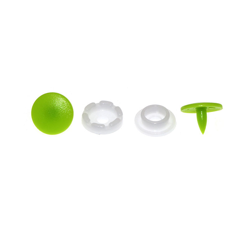 High Quality T09 Plastic Press Snap Button PP POM 9 mm Fabric Snap Fastener Button