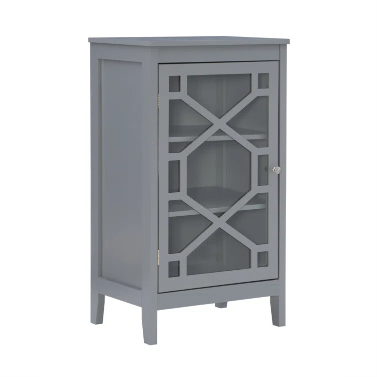 High-quality storage cabinet 1 door 3 tier cabinet Narrow side table For living room