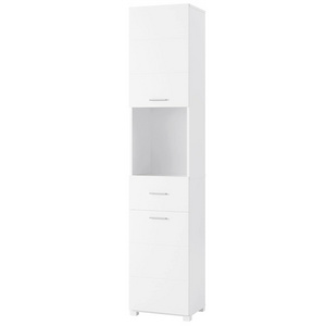 71'' high storage cabinet Free standing bathroom cabinet with 2 storage cabinets and 1 shelf & drawer For bathroom Kitchen