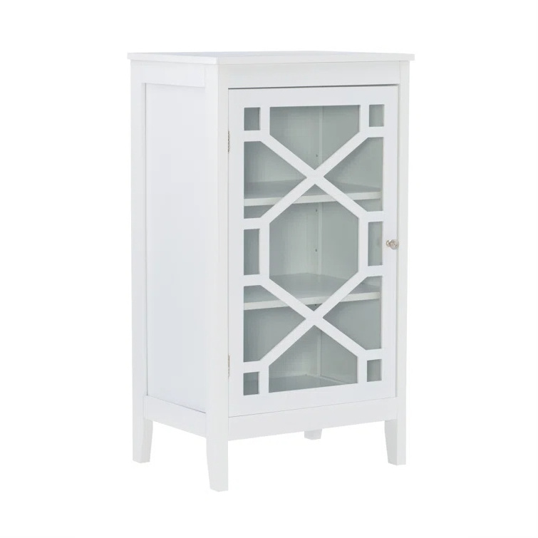 High-quality storage cabinet 1 door 3 tier cabinet Narrow side table For living room