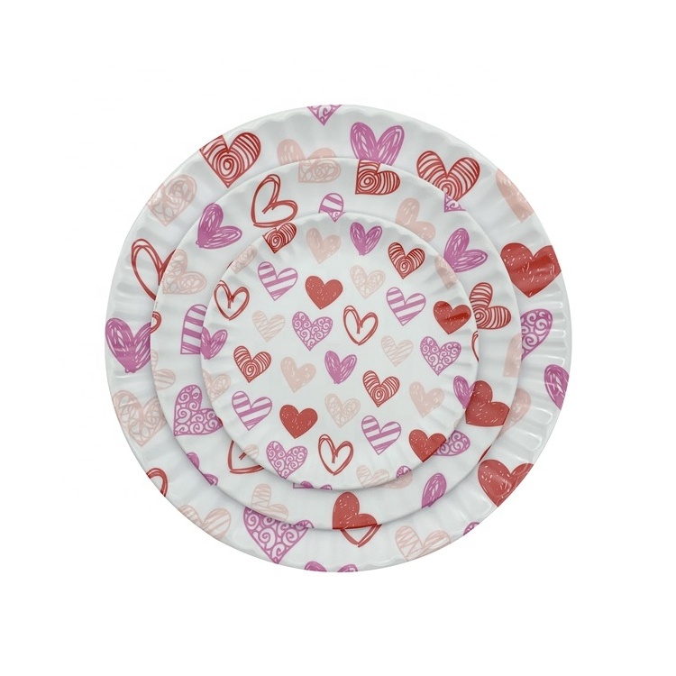 10 Inch Cheap price plastic melamine paper plate dish