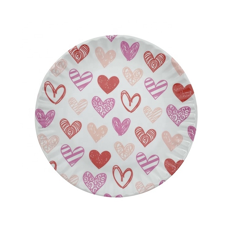 10 Inch Cheap price plastic melamine paper plate dish