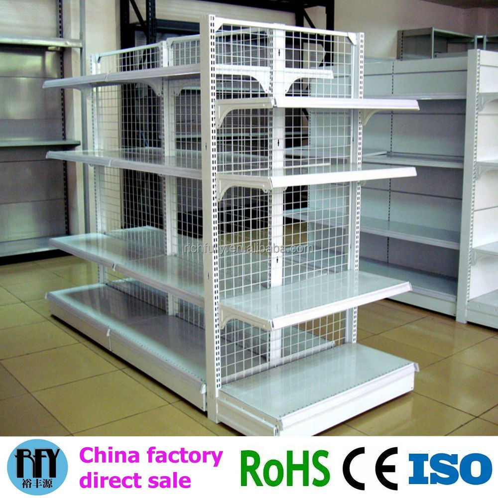 Wire mesh panel store shelf/supermarket shelf/pharmacy shelves