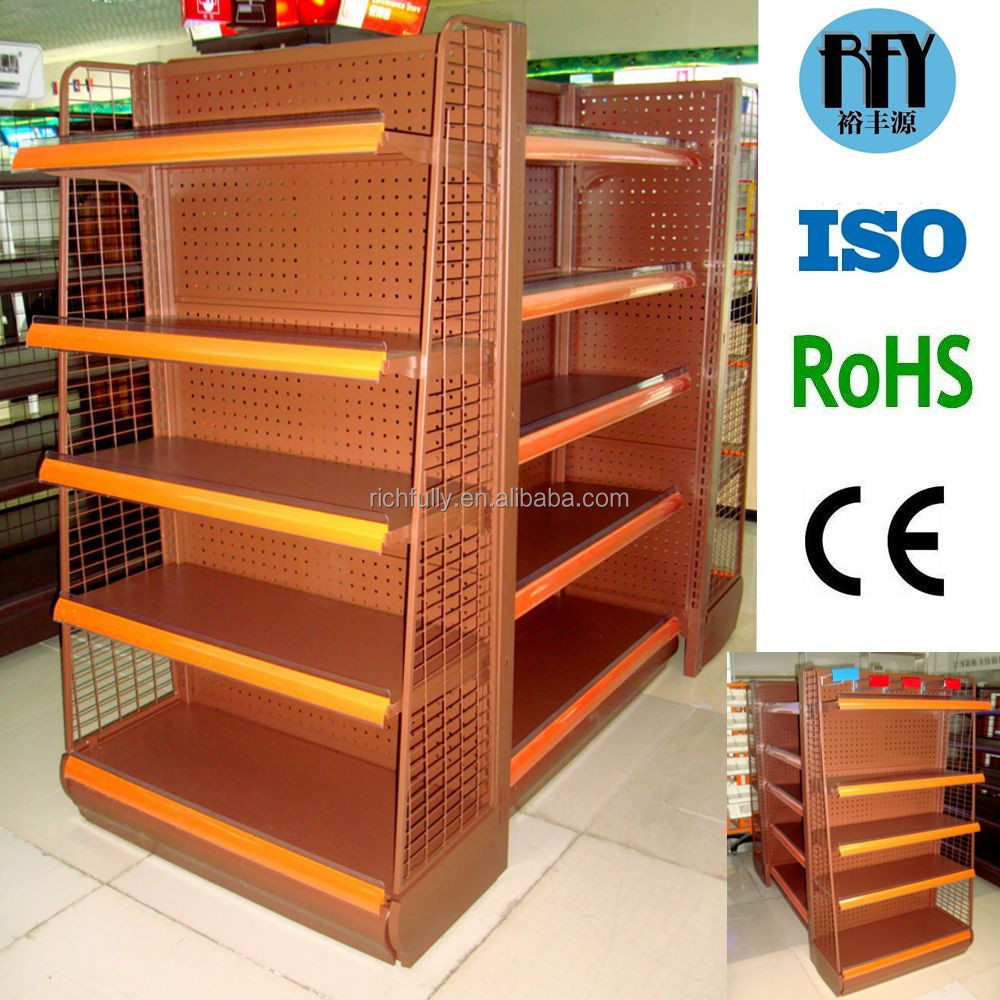 Low price China Factory direct sale grocery store shelf /gondola shelving