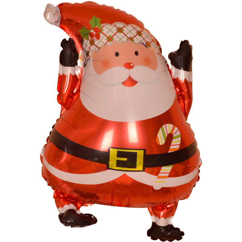 Santa Claus Shape Inflatable Foil  Material Balloons, Helium Balloon Foil For Christmas Theme Party