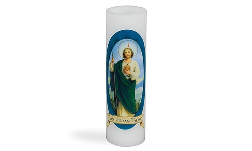 High Quality For Votive  8 Inches Glass Jar Religious Led Grave Candle