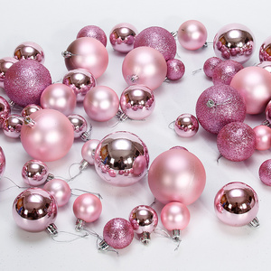 Newest Christmas Tree Ornaments Plastic Christmas Hanging Ball Bulk