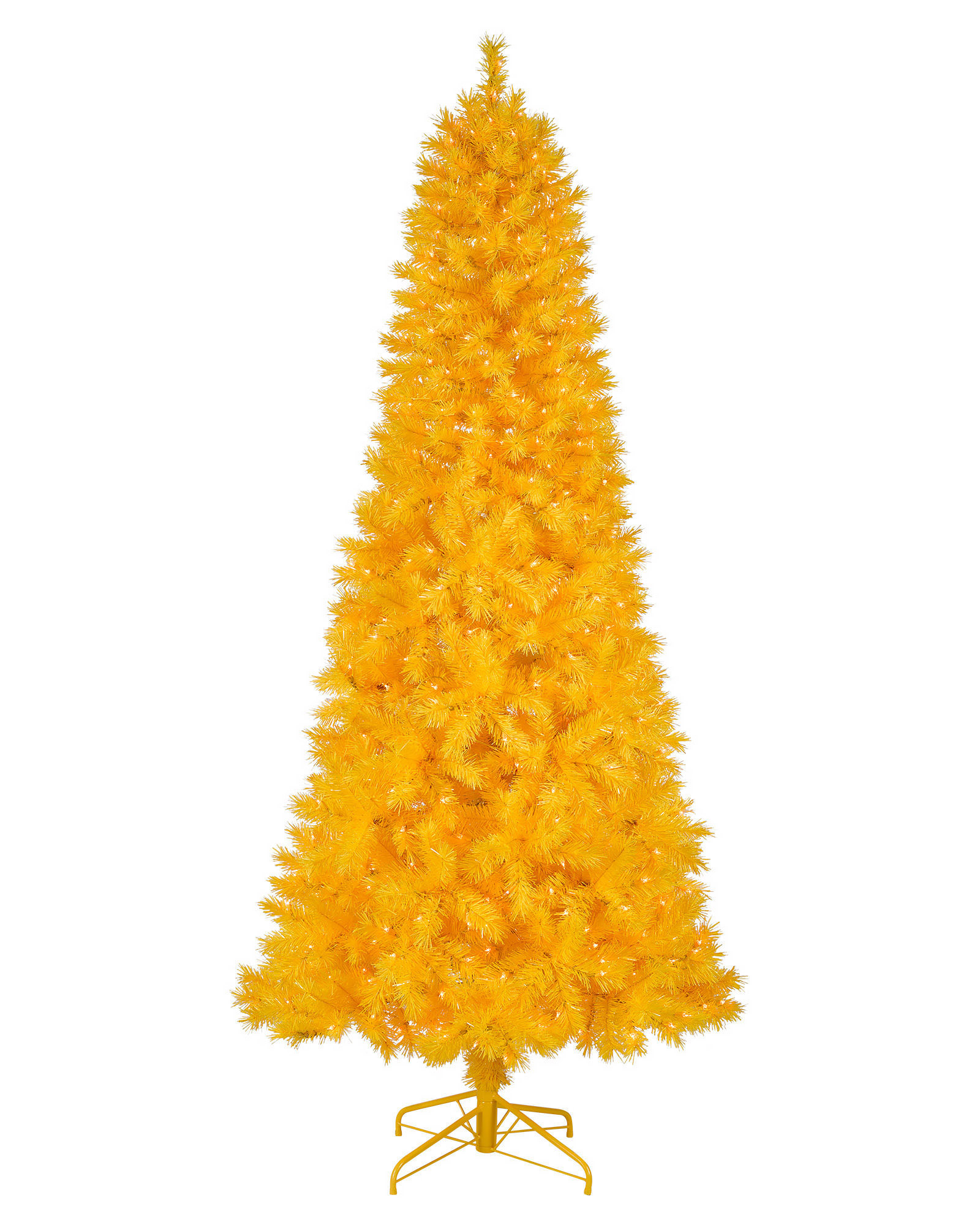 Wholesale Cheap Yellow Metal Frame Outdoor Artifical Christmas Tree