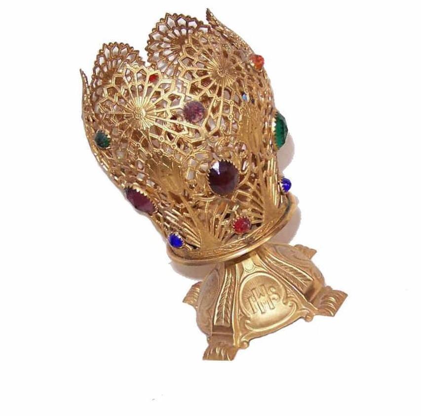 Wholesale Hot Sales Lotus Shape Electroplating  Religious Candle Holder