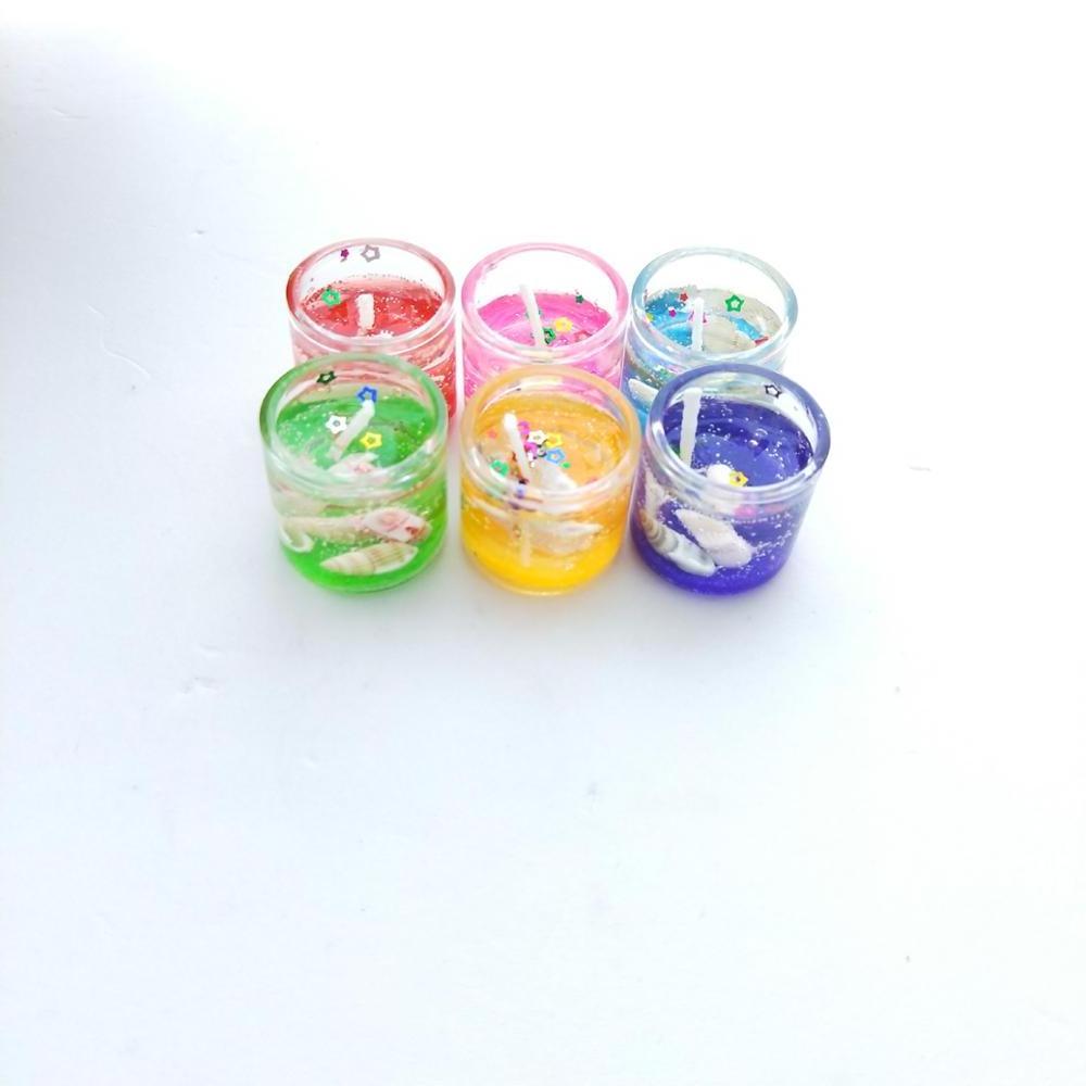 Promotional Decorative Birthday Gift Gray Pack Clear Making Jelly Candles