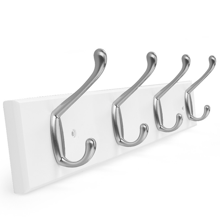 White Coat Hangers for Living Room Bedroom Wall Mount Hat Racks Hook Decorative Wall Hooks