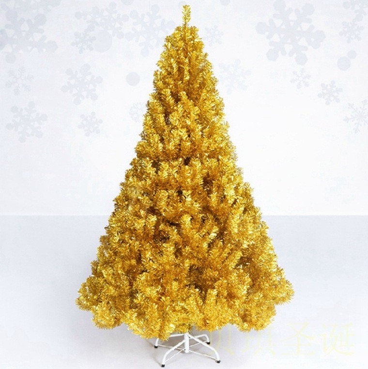 Wholesale Cheap Yellow Metal Frame Outdoor Artifical Christmas Tree