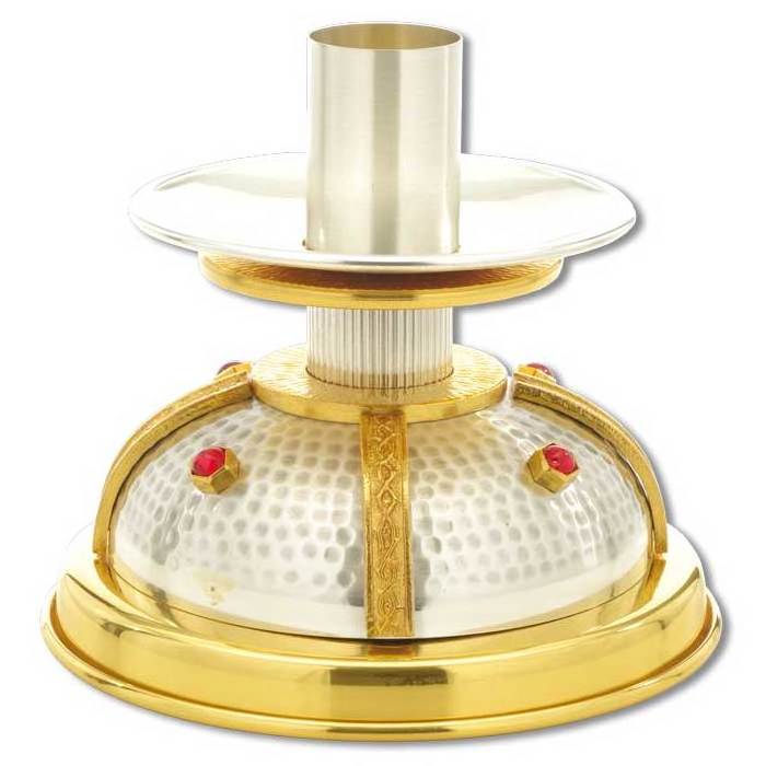 Wholesale Hot Sales Lotus Shape Electroplating  Religious Candle Holder