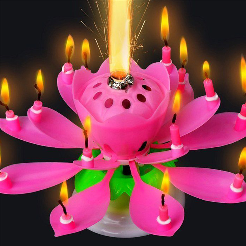 Hot Selling Wholesale Magic Flower Birthday Candles