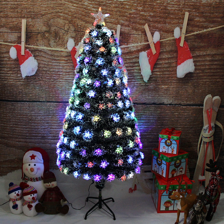 150Cm PVC Artificial  With Rotating Stand For Xmas Decoration Christmas Trees