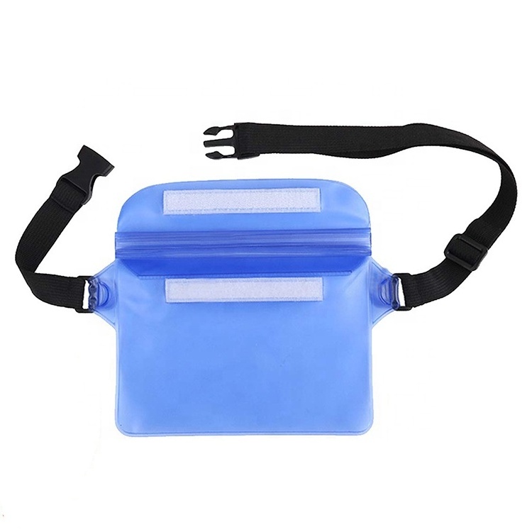 Hot Sales Beach Dry Swimming Bag Case Cover three-layer sealed waterproof waist bag mobile phone bags