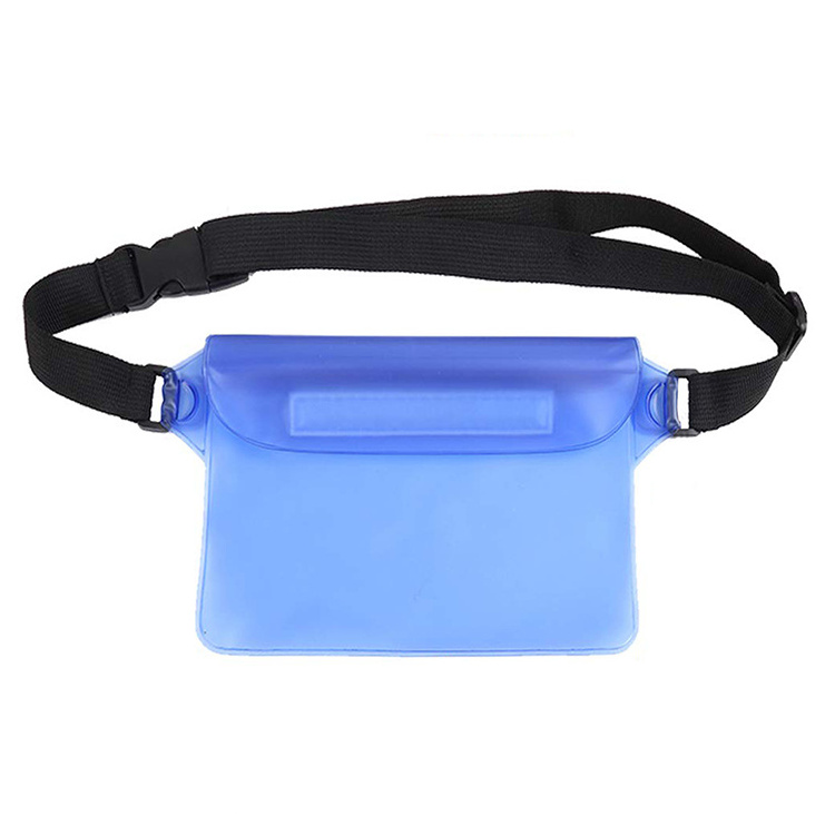 Hot Sales Beach Dry Swimming Bag Case Cover three-layer sealed waterproof waist bag mobile phone bags