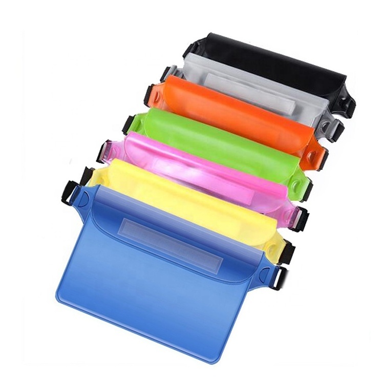 Hot Sales Beach Dry Swimming Bag Case Cover three-layer sealed waterproof waist bag mobile phone bags