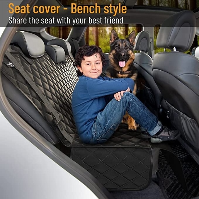 Dog Back Seat Cover Protector Waterproof Scratchproof Nonslip Hammock for Dogs Backseat Protection