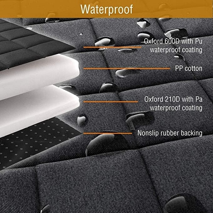 Waterproof Scratchproof Nonslip Hammock for Dogs Backseat Dog Cover for Car