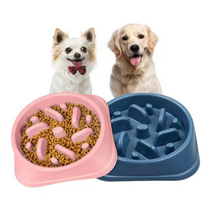 Slow Feed Dog Bowl for Small Dogs Non-Slip Interactive Dog Slow Feeder Bowl